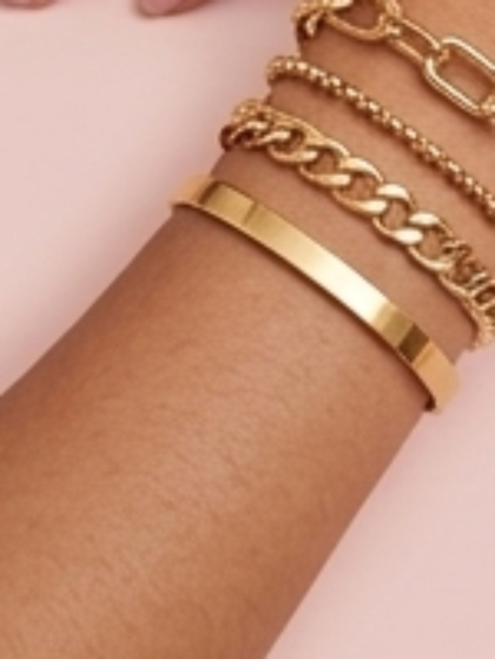 Brand New! Gold plated Bangle Bracelet - adjustable!